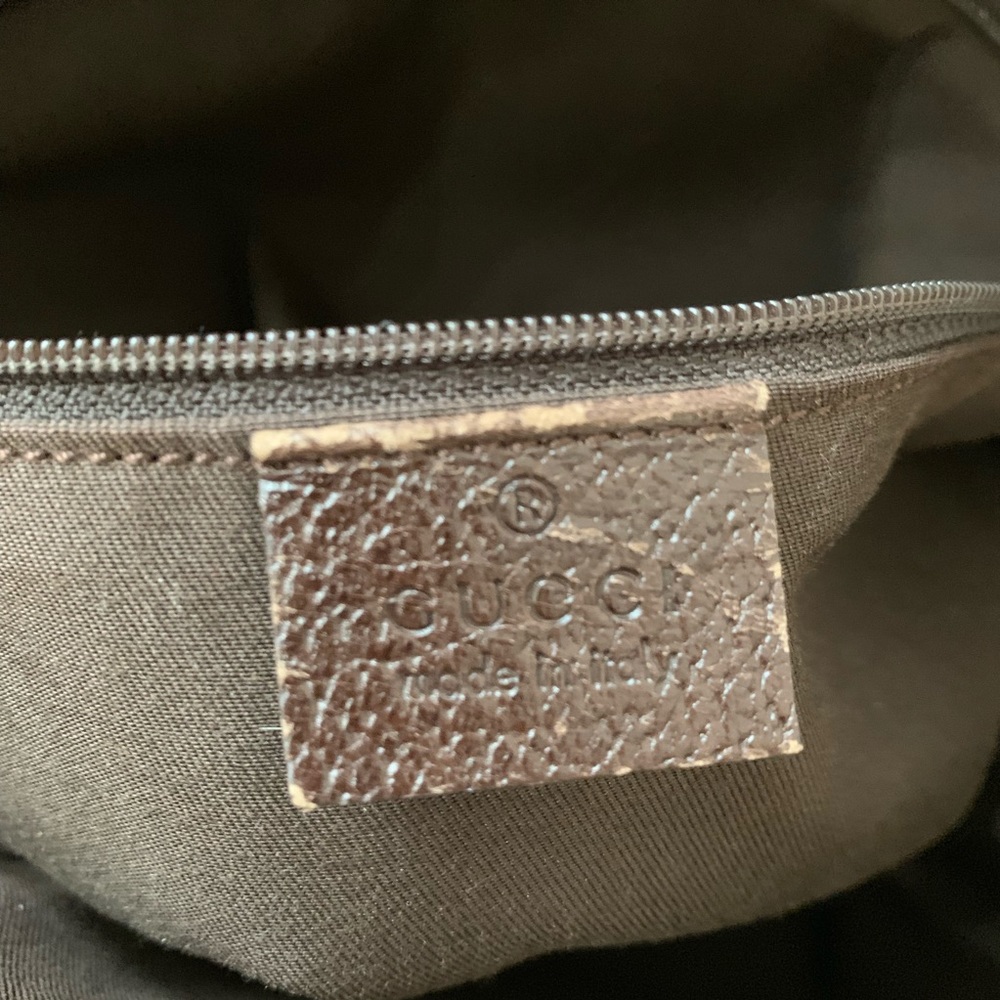 Authentic Gucci Mono Canvas GG Abbey Tote - Picture 4 of 8